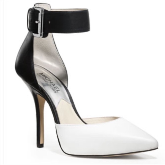Michael Kors black and white ankle strap shoe, 9 - Picture 3 of 8